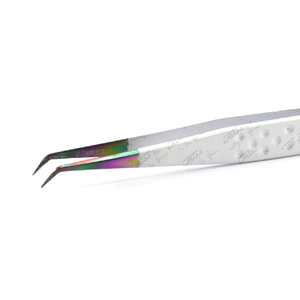 ที่กําหนดเองขนตาแหนบ 90 องศาขนตาต่อขนตาเคล็ดลับไฟเบอร์สําหรับขนตาคลัสเตอร์แหนบรัสเซียแหนบชุด - Product Image 5