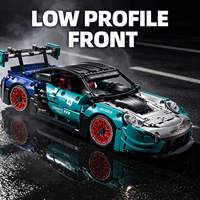 Voiture de sport RC transformable 2-en-1 en blocs de construction, robot Scorpion, 2 modes modifiables, télécommandée, briques, approvisionnement direct usine
