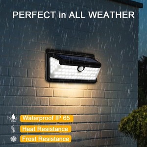 Lampes solaires à effet de flamme vacillante, lampe murale solaire extérieure, étanche, éclairage LED solaire pour la décoration paysagère, éclairage de sécurité - Product Image 4