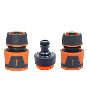 Raccord de tuyau d'arrosage à connexion rapide en plastique pour l'arrosage du jardin, l'utilisation domestique et le lavage de voiture, connecteur 4 points, joint de tuyau en vrac - Product Image 4