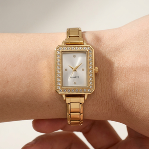 Orologio da polso con cinturino a maglie in acciaio inossidabile da 9 mm, stile italiano, personalizzabile, per <span class=keywords><strong>donna</strong></span>, gioielli fai da te, all'ingrosso - Product Image 4