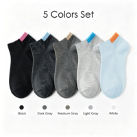 Chaussettes en coton doux à logo personnalisé, confortables, durables, à carreaux, respirantes, antibactériennes, pour tous les jours