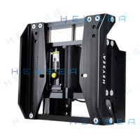 HEYSEA Plaque de levage hydraulique pour moteur hors-bord, réglable 5 pouces, pour moteurs marins 150HP 200HP 300HP 350HP 500HP, usage intensif