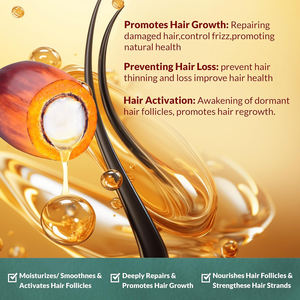 Shampooing et revitalisant à prix de gros, 100% huile de Batana naturelle, sans sulfate, croissance complète des <span class=keywords><strong>cheveux</strong></span>, anti-chute et réparation - Product Image 2