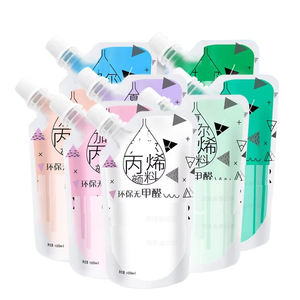 100ml peinture acrylique liquide <span class=keywords><strong>à</strong></span> haut débit 40 couleurs pré-mélangées pour la peinture <span class=keywords><strong>de</strong></span> bricolage sur <span class=keywords><strong>papier</strong></span> <span class=keywords><strong>de</strong></span> <span class=keywords><strong>toile</strong></span> <span class=keywords><strong>de</strong></span> <span class=keywords><strong>verre</strong></span> - Product Image 1