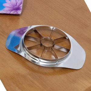 Hướng dẫn sử dụng nhỏ trái cây cắt hộ gia đình kim loại thép không gỉ APPLE Pear Orange Slicer hiện đại trái cây cắt công cụ - Product Image 3