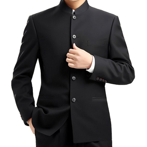 Traje Zhongshan con Cuentas <span class=keywords><strong>para</strong></span> <span class=keywords><strong>Hombre</strong></span>, Corte Slim, <span class=keywords><strong>para</strong></span> Jóvenes, Estudiantes, Actuaciones, Bodas, Traje Tang <span class=keywords><strong>para</strong></span> Hombres de Mediana Edad y Mayores, Chaqueta de Fibra de Vinagre - Product Image 5