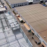 Estructura de acero industrial prefabricada de bajo costo Almacén Cobertizo de metal Hangar Construcción de edificios