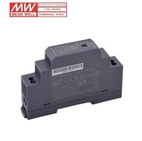 Alimentation électrique Mean Well HDR-15-5 ultra-mince AC-DC à sortie unique 5V, montage sur rail DIN, usage industriel, garantie 3 ans, 80% de réduction
