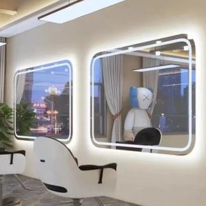 Miroir de coiffure simple à une face avec lumières LED, miroir de salon de coiffure, miroir de table, miroir de salon de coiffure spécial - Product Image 4