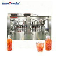 Línea de Llenado de Yogur con Pulpa de Fruta Llave en Mano |   Equipo Monobloque para Llenado, Enjuague, Granulación y Tapado de Líquidos