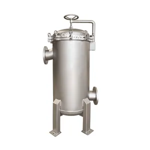 High-Flow High-Flux Stainless Steel Pleated Cartridge Filter Housing Industrial Filtration Equipment