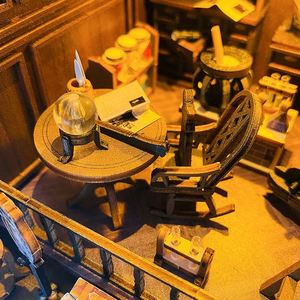 Venta al por mayor para fabricantes: Casa de muñecas mágica, kit de bricolaje 3D hecho a mano para enseñanza científica, rompecabezas ensamblado, rincón de lectura. - Product Image 4