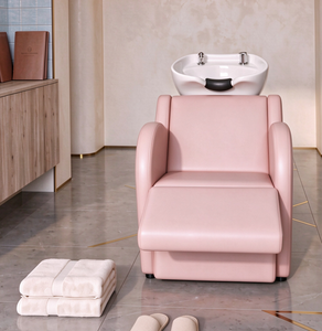 Sillón de Lavado de Cabello de Estilo Europeo de Alta Gama, Moderno, para Peluquería, Salón de Belleza, con Lavabo de Cerámica, Directo de Fábrica - Product Image 6