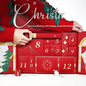 Thân Thiện Với Môi Tự Làm Đếm Ngược Lịch Hộp Giấy Rỗng Bao Bì Mù Hộp Cho Bất Ngờ-Cho Thực Phẩm Đồ Trang Sức - Product Image 6