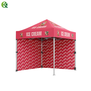 Bán Buôn Tùy Chỉnh In <span class=keywords><strong>Pop</strong></span>-up Thép Triển Lãm Lều Dễ Dàng Gấp Thương Mại Hiển Thị Tán Tiếp Thị Khuyến Mãi Biểu Ngữ Đứng Qinke - Product Image 3
