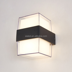 Manufacturer Circular Aluminum External <strong>Black</strong> Wall <strong>Light</strong> Fixture Exterior Wall Lighting <strong>Fitting</strong> Outside Led Wall Lamps for Hotel - Product Image 5