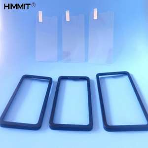 Konumlandırma çerçevesi sınıf AAA 0.33mm 3D anti-şok cep telefonu koruması ile 3 parçalı 9H temperli cam Film seti - Product Image 2