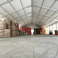 Tente d'entrepôt stable pour l'intérieur, résistante au vent, pour usage industriel extérieur, type chapiteau
