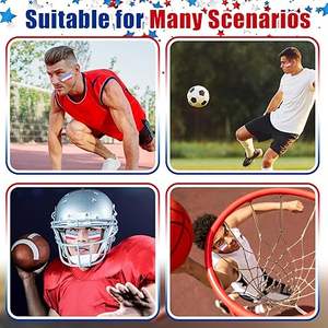 Couleur du visage <span class=keywords><strong>Trois</strong></span> couleurs Drapeau national Couleur du visage Visage et couleur du <span class=keywords><strong>corps</strong></span> pour les fans de football - Product Image 6