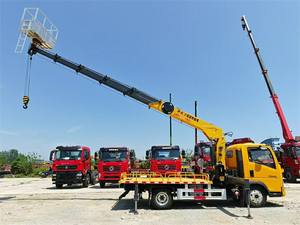 하이 퀄리티 4*2 트럭 크레인 5 톤 트럭 크레인 장착 트럭 장착 남자 바구니 크레인 판매 - Product Image 6