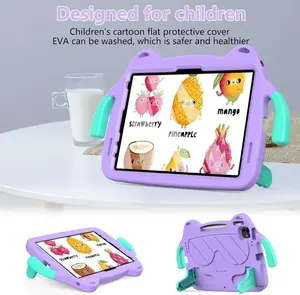 Étui EVA pour <span class=keywords><strong>iPad</strong></span> <span class=keywords><strong>Air</strong></span> 11 2025 2024 Pro 11 10.5 <span class=keywords><strong>Air</strong></span> 4 5 10.9 avec support et poignée, Housse de protection pour tablette enfant compatible <span class=keywords><strong>iPad</strong></span> 11 11e 10e 7 8e 9e génération - Product Image 3