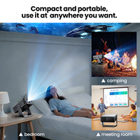 Projecteur XNANO HA118 600 Ansi Android 14 Double Wifi 4K Smart Portable Vidéo Projecteur 1080P Full HD Home Cinéma Mini
