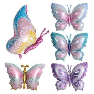 Butterfly Design Foil <b>Balloons</b> for Kids Birthday <b>Party</b> & Thanksgiving <b>Party</b> Supplies Decoration - Product Image 4