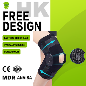 Ayarlanabilir Anti çarpışma tıbbi kurtarma eklem sabitleme Metal menteşeli diz desteği menteşeli Patella pedleri dizlik - Product Image 1