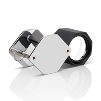 DK16008 20.5mm 10x Triplet Diamond Loupe Chrome Professional Jewelry Magnifier