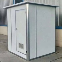 Toilettes publiques mobiles portables en structure d'acier haute intensité, écologiques, à panneaux sandwich, modernes et à faible coût, de fabrication chinoise