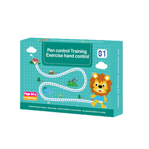 สมุดฝึกการควบคุมปากกาสำหรับเด็กอนุบาล แบบลบได้ ฝึกเขียน ฝึกสมาธิ แบบฝึกหัดพื้นฐานแสนสนุก - Product Image 5
