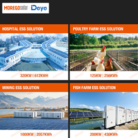 Système de batterie haute tension MoregoSolar Deye BOS-B-Pro-A3 257,23 kWh LFP Modulaire C&I BESS pour stockage d'énergie hybride 100 kW 125 kW