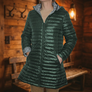 Veste matelassée épaisse à fermeture éclair pour femmes et hommes, en flanelle florale respirante, pour l'hiver, blanche - Product Image 4