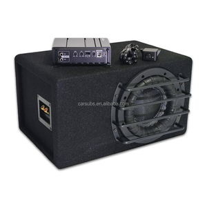8 Inch Amplified <strong>Subs</strong> Class D Peak 1000W Car Subwoofer Ported <strong>Box</strong> with Monoblock for TOYOTA GMC FORD Chevrolet Pickup Truck Van