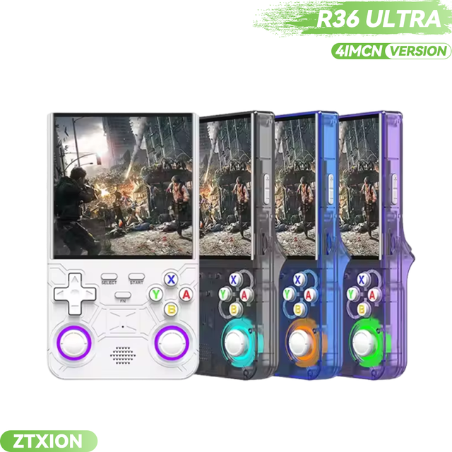 2026 Best Price Good Gifts for Friends R36 ultra Retro Mini Handheld Game Console 4 Inch Screen Lunx System