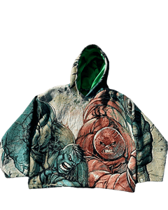 Sudadera con Capucha de Tapiz Tejido Personalizado del Fabricante Poleron, Sudadera con Capucha de Primavera de Poliéster/Algodón con Diseño de Tapiz Rodman - Product Image 5