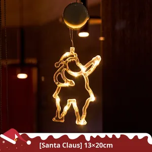 Décoration <span class=keywords><strong>de</strong></span> Noël LED <span class=keywords><strong>Flocon</strong></span> <span class=keywords><strong>de</strong></span> Neige Lumineux à Suspendre avec Ventouse pour Fenêtre Maison Noël Navidad 2025 Nouvel An - Product Image 6