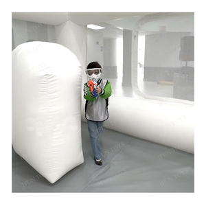 Al aire libre interior interactivo campo de batalla inflable NerfWar Arena niños adultos inflable <span class=keywords><strong>Paintball</strong></span> campo <span class=keywords><strong>combate</strong></span> Arena - Product Image 1