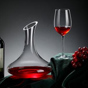 <span class=keywords><strong>Carafe</strong></span> à vin en <span class=keywords><strong>verre</strong></span> sans plomb soufflée à la main de 1200ml pour cadeaux de mariage - Product Image 4