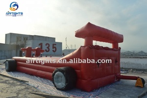 Cao Sức Mạnh Thú Vị <span class=keywords><strong>3</strong></span> Làn Xe Đua Xe Thiết Kế Đẹp <span class=keywords><strong>Inflatable</strong></span> <span class=keywords><strong>Bungee</strong></span> Chạy Cho Trận Chiến Trò Chơi - Product Image 3