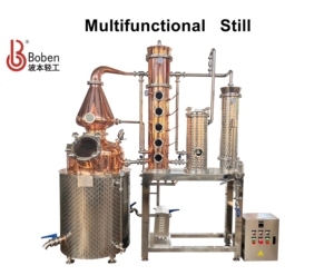 Alambic industriel multifonctionnel en cuivre certifié CE, chauffage électrique/vapeur/gaz, pour whisky, brandy, <span class=keywords><strong>gin</strong></span>, rhum, avec moteur - Product Image 1
