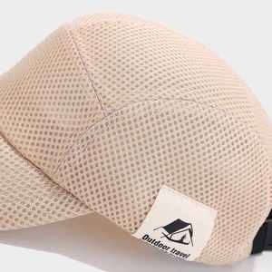 Gorra de Béisbol Transpirable con Malla y Parches, Elegante y Sencilla, para Verano, Actividades al Aire Libre, Compras, Protección Solar, 5 Paneles, Gorra Deportiva - Product Image 3