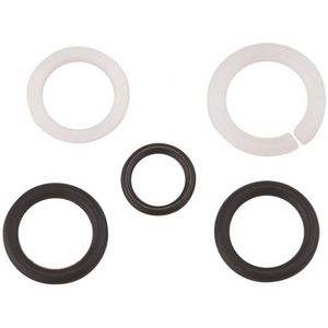 Kit de juntas de repuesto para grifos de lavabo, 5 piezas, anillos en O en blanco y negro, accesorios para grifos de baño - Product Image 1