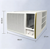 Climatiseur de fenêtre grande capacité 1,5 CV, Inverter, Chaud/Froid, Faible bruit, Classe Électrique A+++, pour Maison et Hôtel
