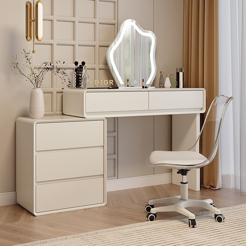 120 coiffeuse, 60 commode, chaise pivotante, miroir