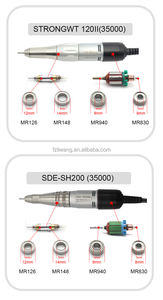 Giapponese importa la migliore qualità pennello micromotore trapano per unghie forte manipolo maratona brushless handpiece cuscinetto vendere bene - Product Image 6