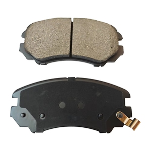 Plaquettes de frein personnalisées en céramique noires D924, <span class=keywords><strong>prix</strong></span> usine, qualité supérieure SP1155 pour voitures coréennes - Product Image 1