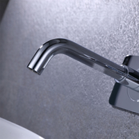 Chine Usine Murale Chrome Fini Salle De Bains Bassin Robinets En Laiton Lavabo Robinet
