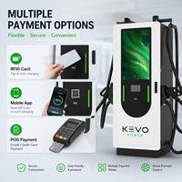 Station de recharge commerciale pour véhicules électriques 60kW 80kW 160kW 240kW, chargeur rapide DC, RFID, CCS1/CCS2, CHAdeMO, GBT, entrée 380V pour véhicules électriques